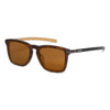 Ducati Mirrored Sunglasses – Matte Tortoise Frame with Yellow Accents