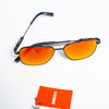 Ducati Redline Mirrored Sunglasses – Matte Black Aviator with Racing Hinges