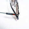 Ducati Redline Mirrored Sunglasses – Matte Black Aviator with Racing Hinges