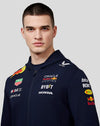 Offizieller Teamline-Hoodie mit durchgehendem Reißverschluss für Herren von Oracle Red Bull Racing